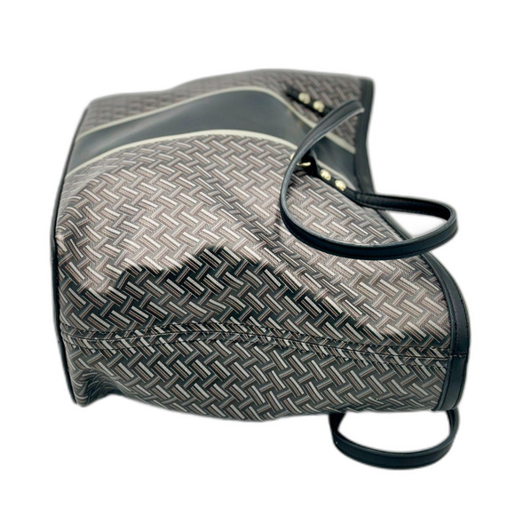 Sondra Roberts Squared Tote Bag – Black & Grey Pattern - Picture 12 of 12